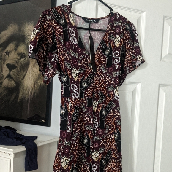 Hemlock button up v neck playsuit - Picture 7 of 9